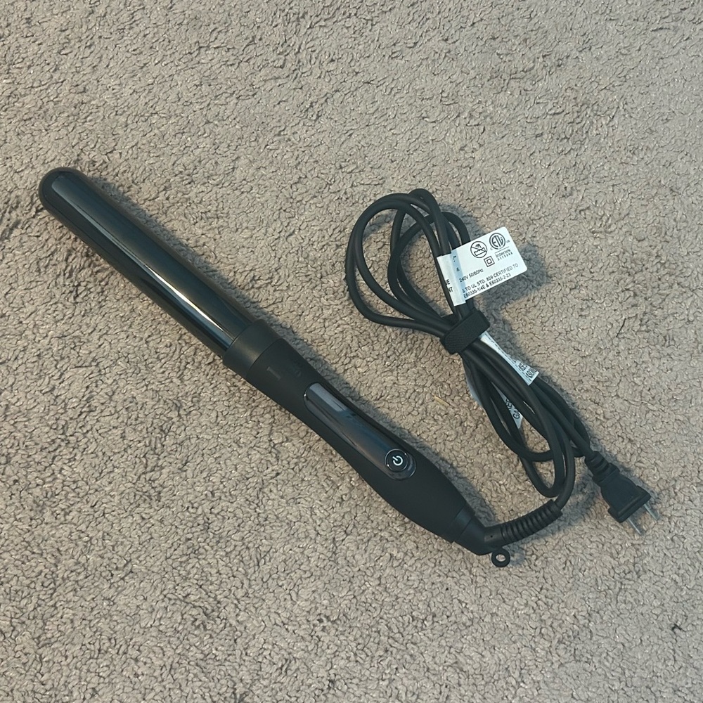 Lange Le Curl Black Titanium Curling Wand